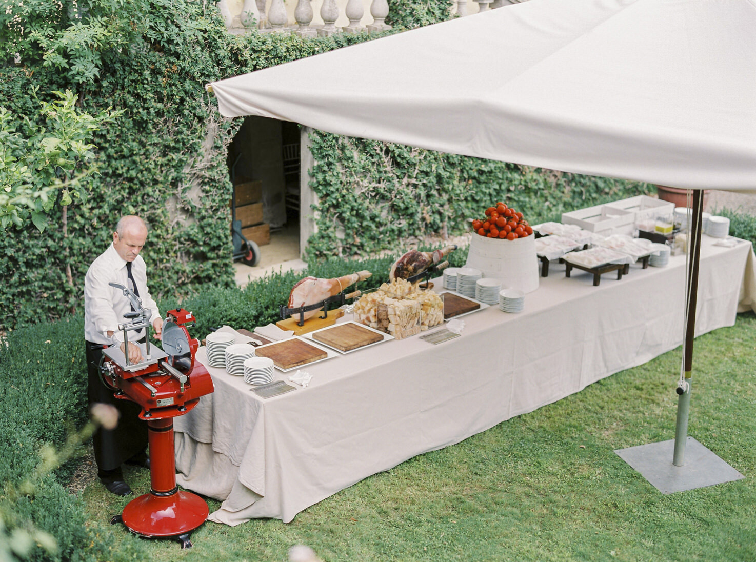 Food station for Italian aperitif