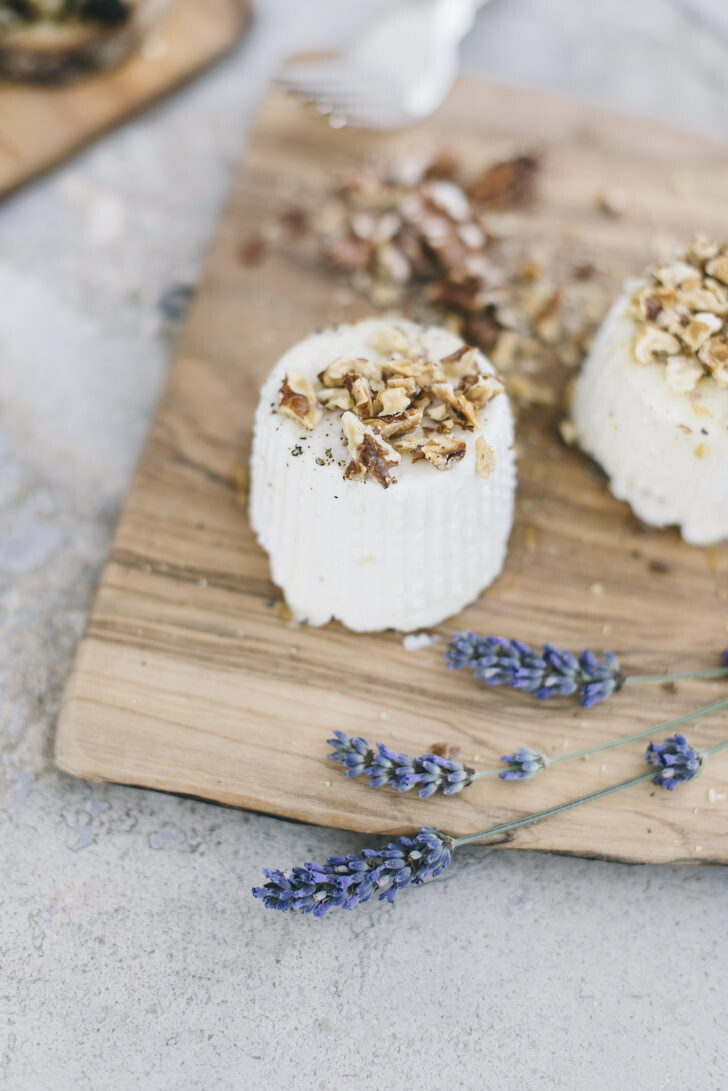 Fresh Italian ricotta cheese