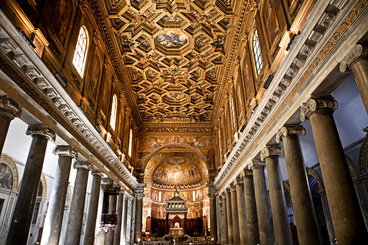 Santa Maria in Trastevere, Catholic church for weddings in Rome