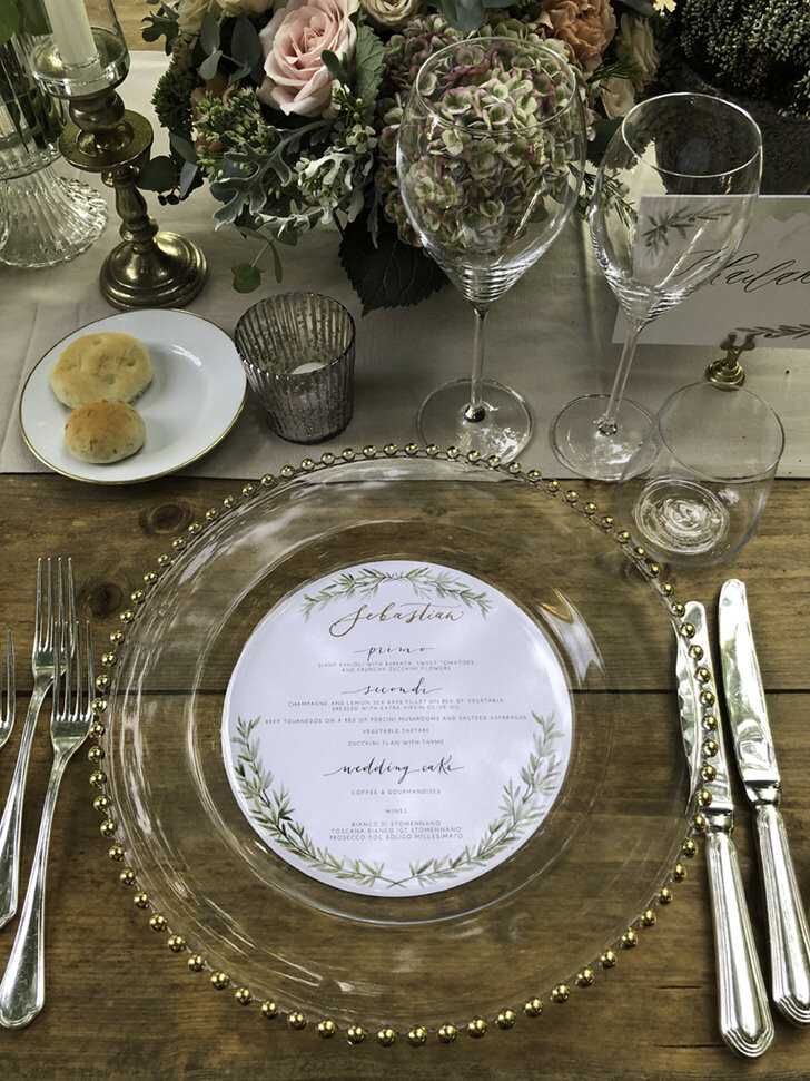 Detail of table setting