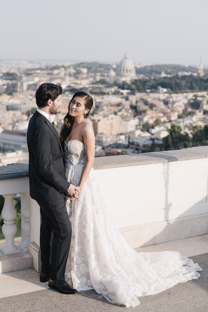 Breathtaking view of Rome