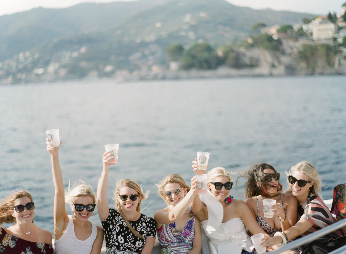 Boat tour on the Italian Riviera