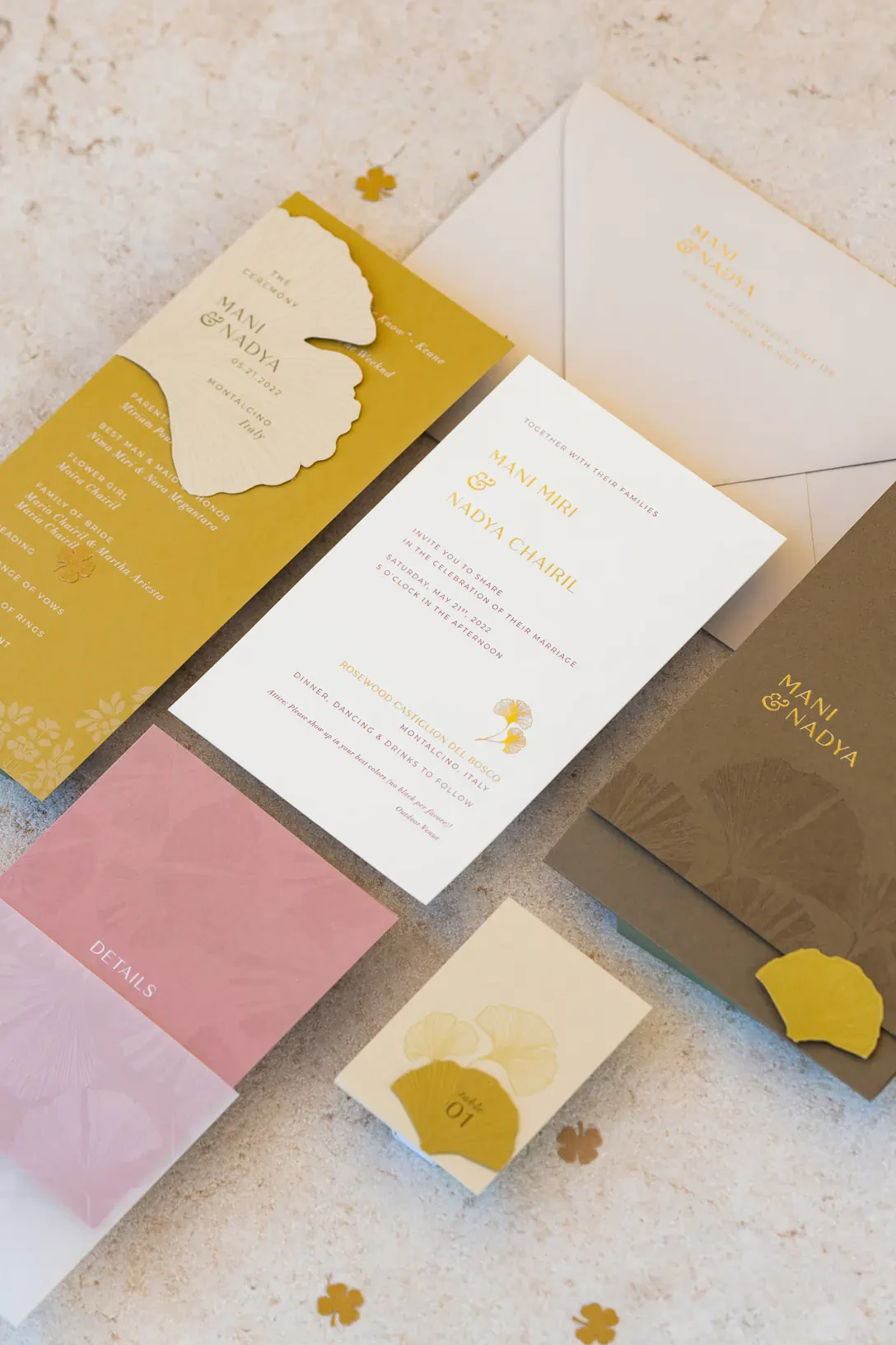 Pastel stationery