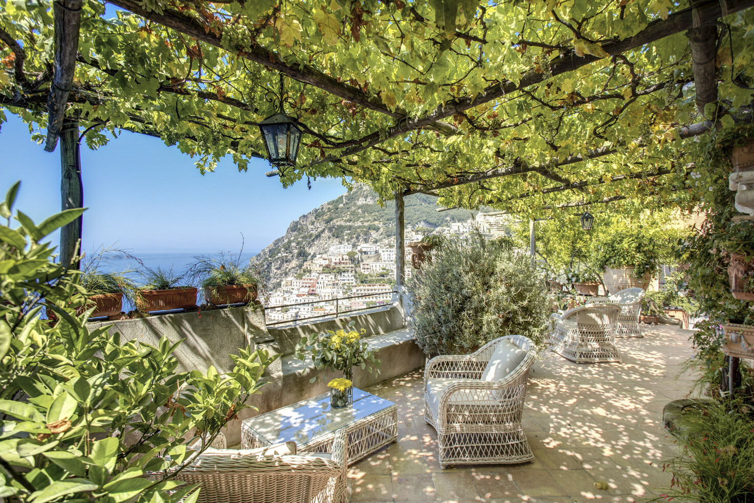 Terrace with pergola