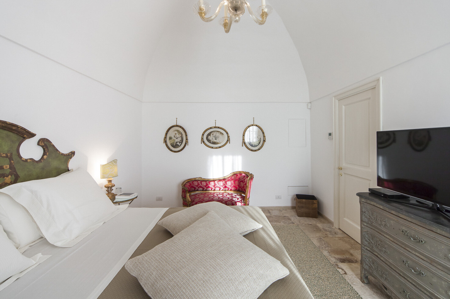 Bedroom in the suite