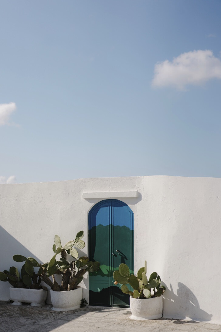 Blue door