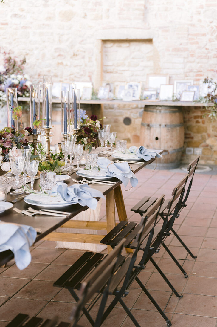 Detail of the reception table