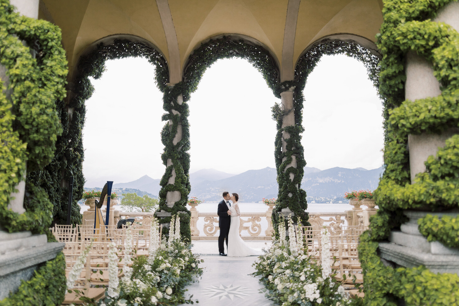 Wedding ceremony in the Loggia