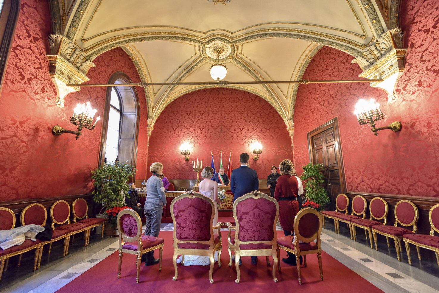 Campidoglio Hall for civil weddings in Rome