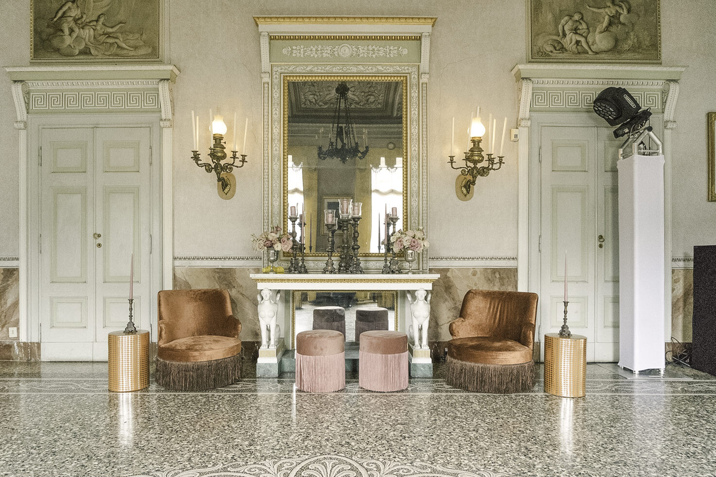 Interior of Villa Pizzo