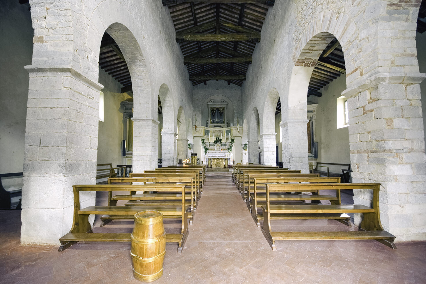 Interior of Pieve di Spaltenna