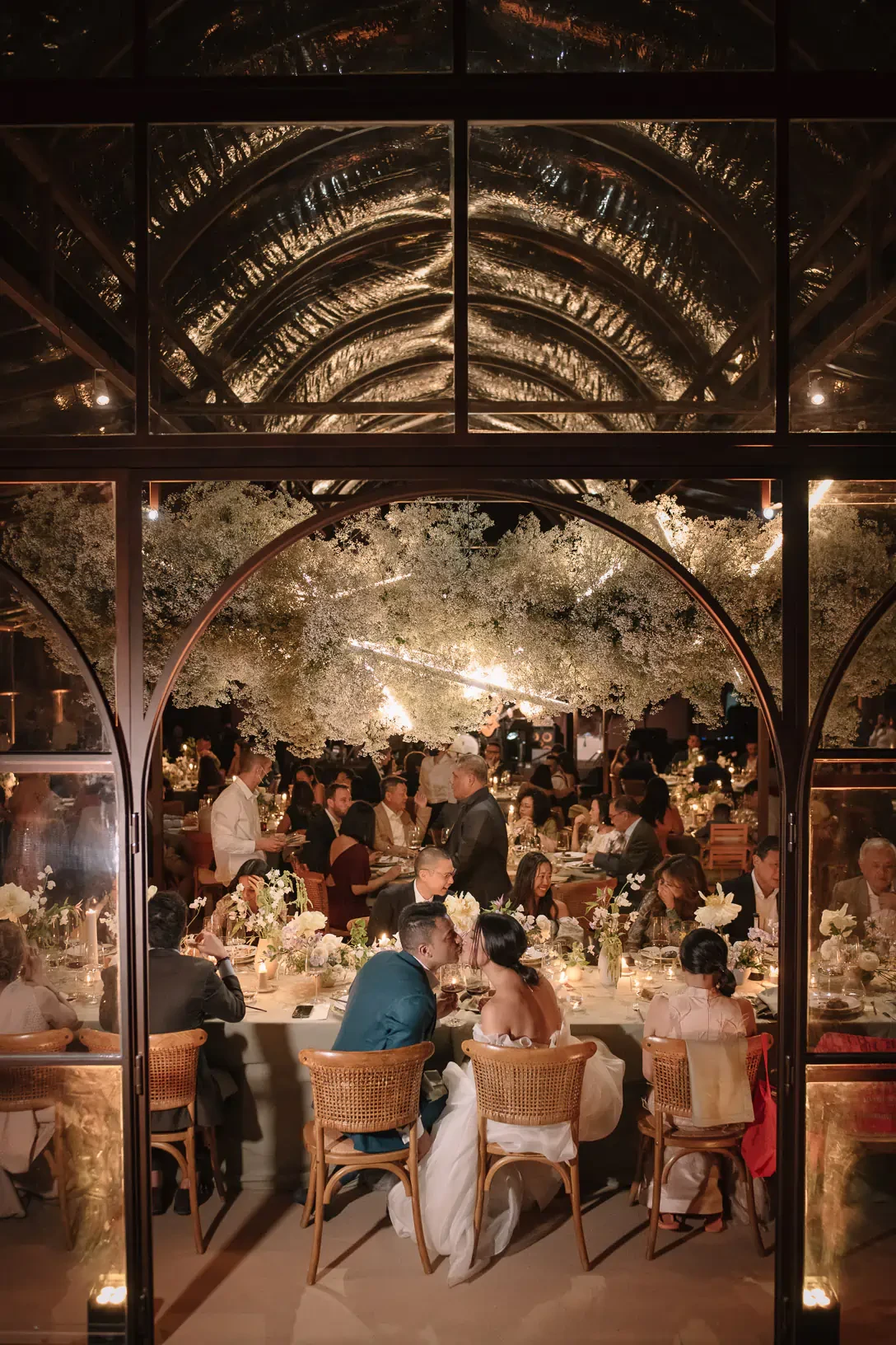 Wedding dinner in Castiglion del Bosco