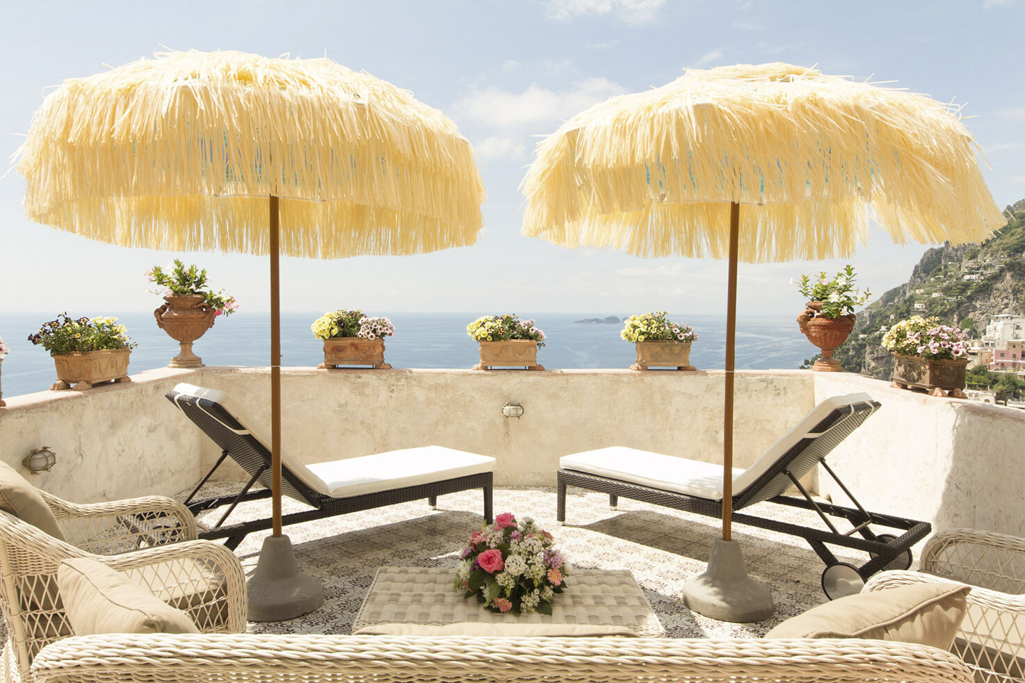 Terrace with sea view