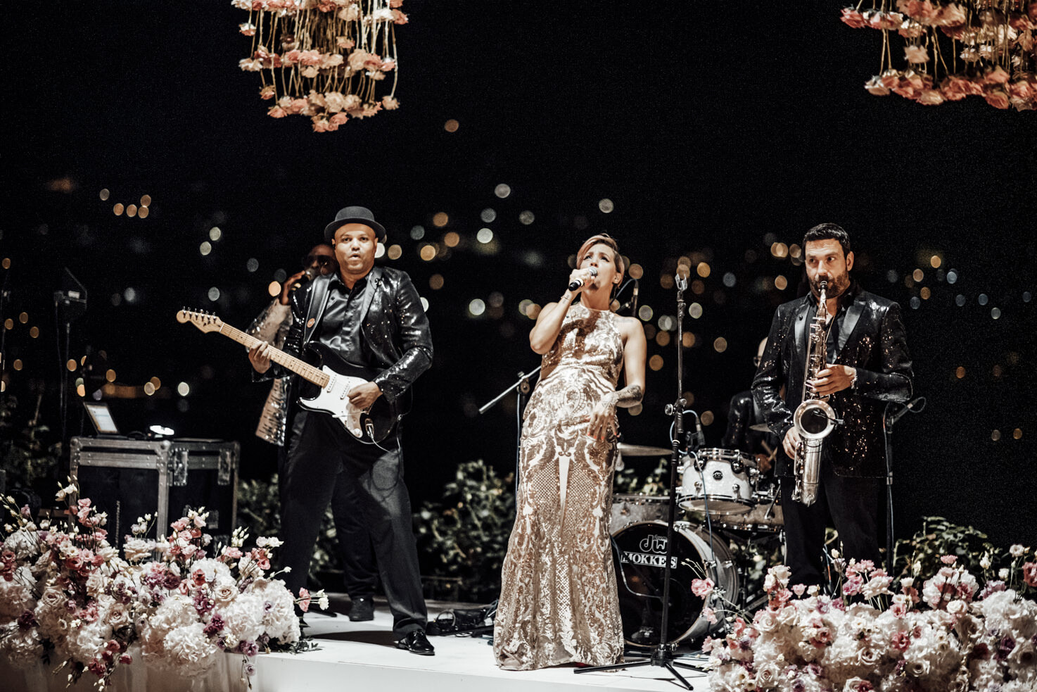 Music band for wedding reception