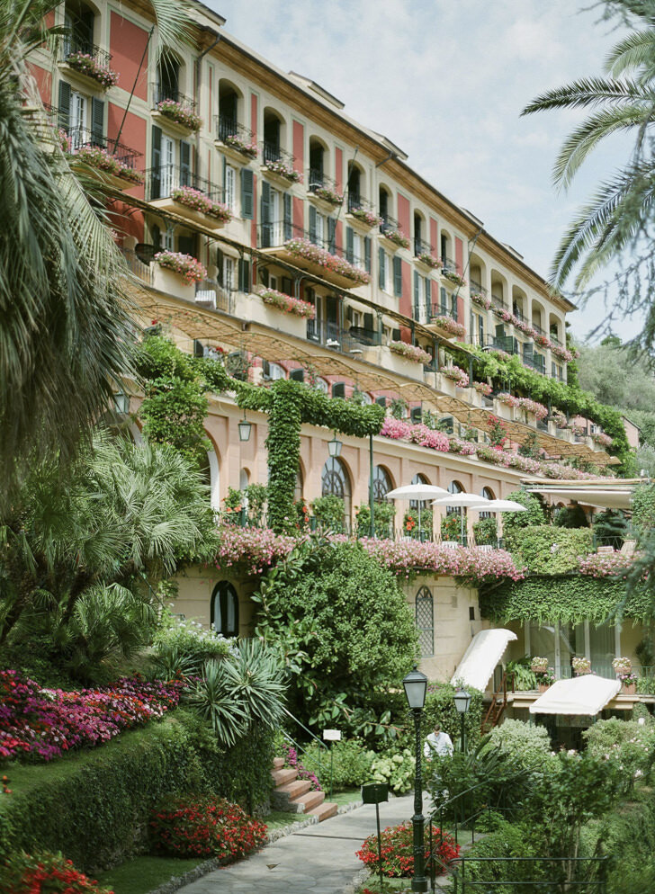 Façade of Splendido Hotel