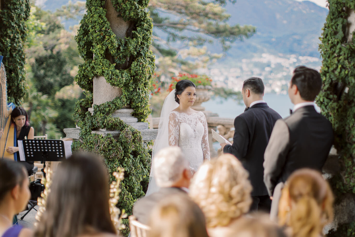 Wedding ceremony in the Loggia