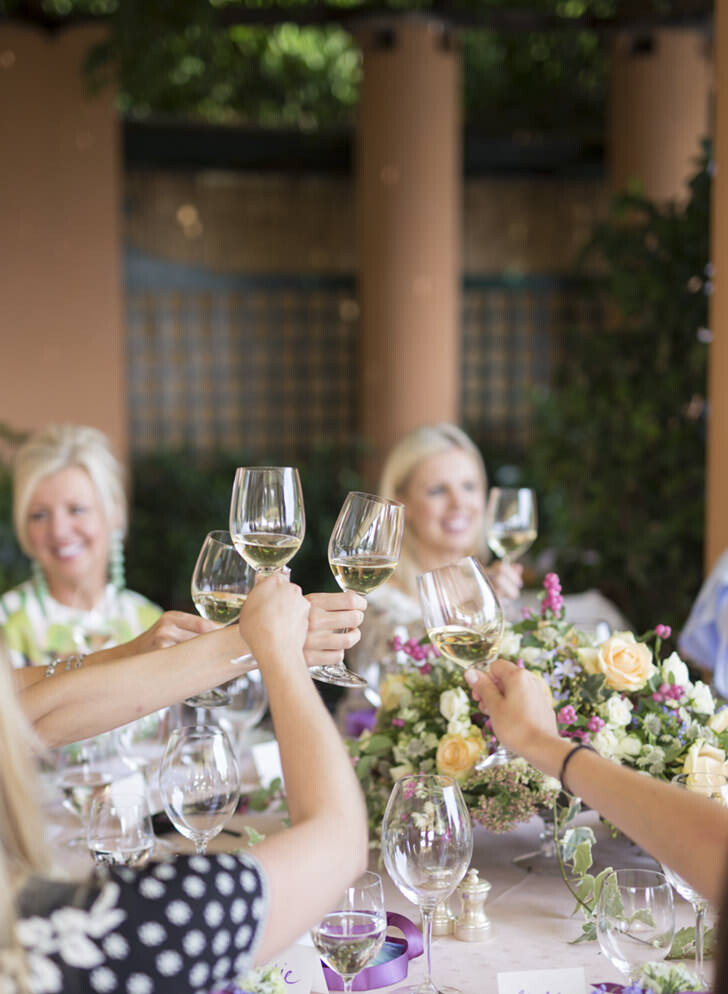 Toast for bride and bridesmaids