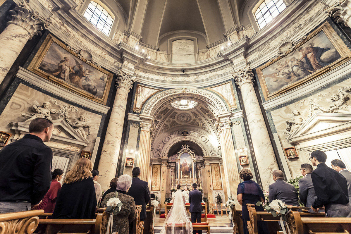 Interior of St. Anne Vatican church