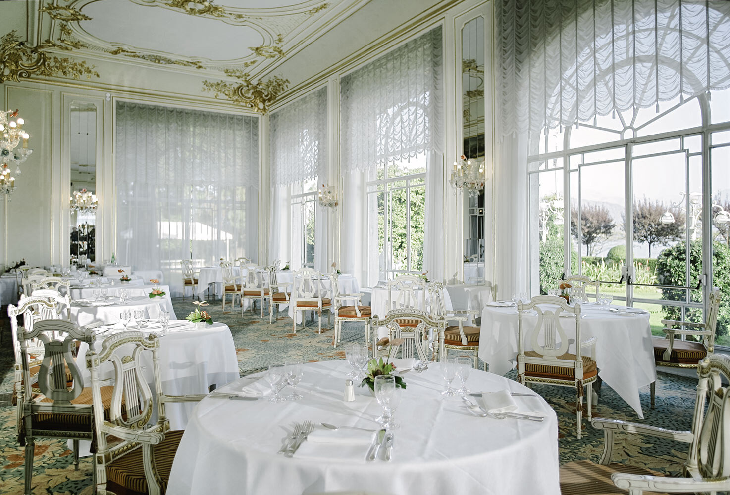 Restaurant of the hotel