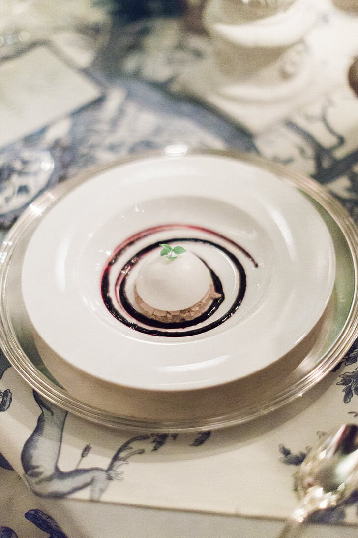 Italian dessert served at the reception