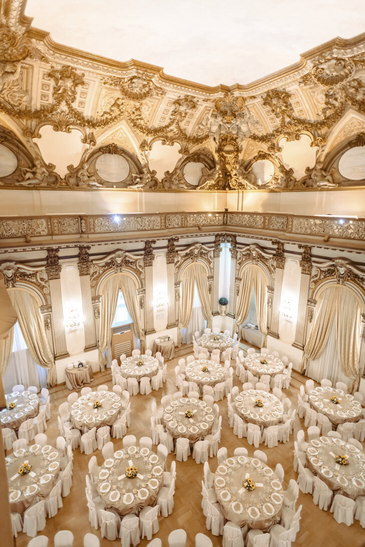 Wedding reception at Palazzo Brancaccio