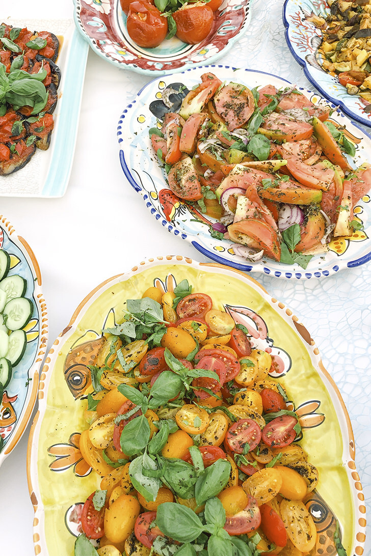 Fresh mixed Italian vegetables