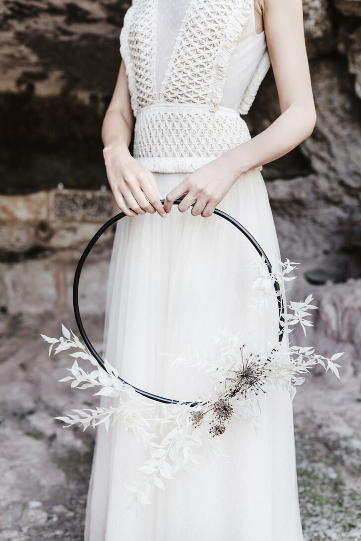 Bridal dress for minimal wedding