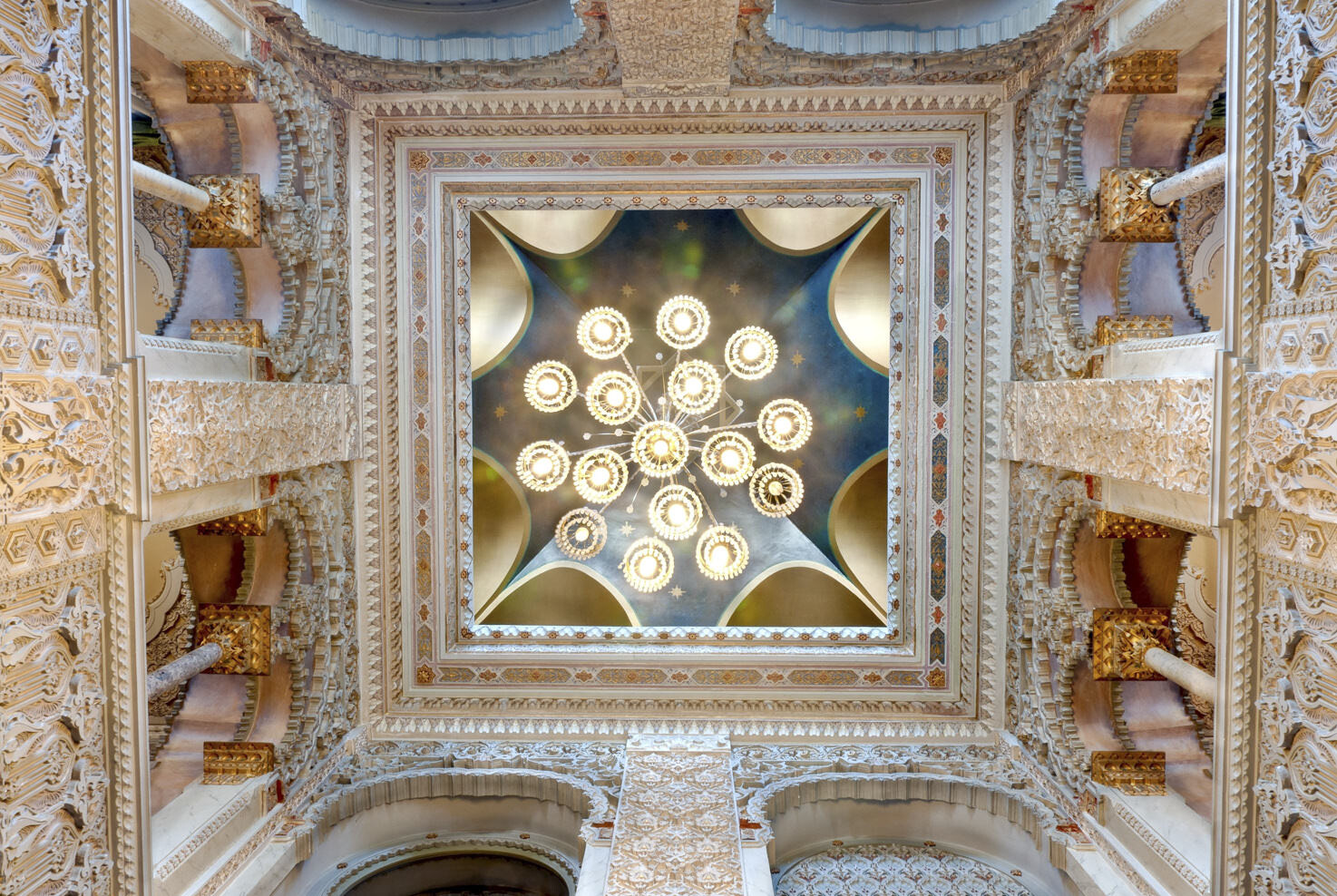 Decorated interior of Villa Crespi