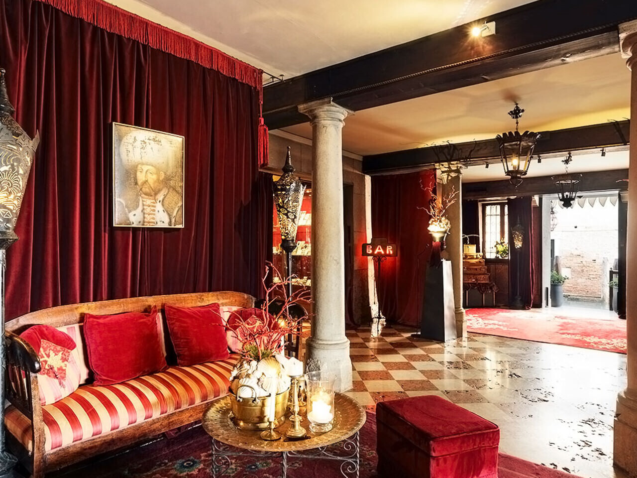 Interior of Metropole Hotel