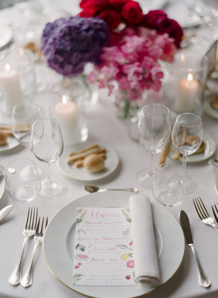 Detail of table setting